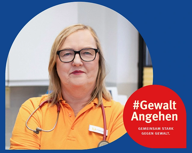 #GewaltAngehen  
&tilde; Bildnachweis: DGUV